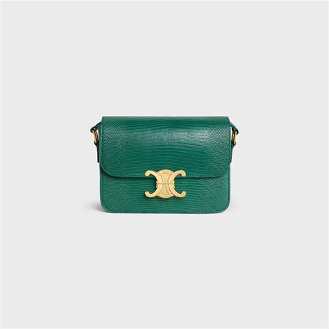 celine triomphe bag lizard|TRIOMPHE .